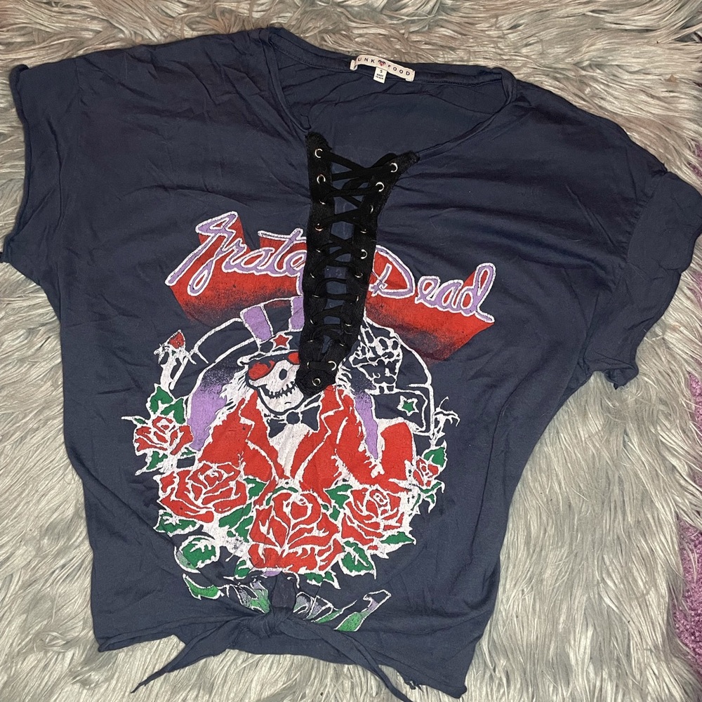 OOAK Grateful Dead Altered T Shirt